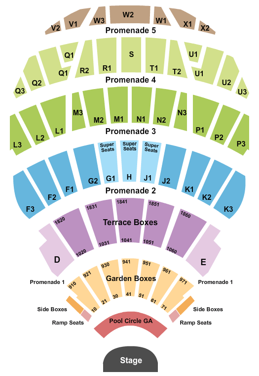 Hollywood Bowl AJR Seating Chart
